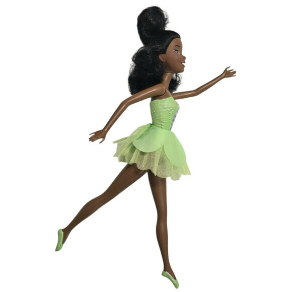2009 Disney Princess Tiana Ballerina Doll Green Outfit Skirt Toy Fashion Girl - Picture 2 of 8